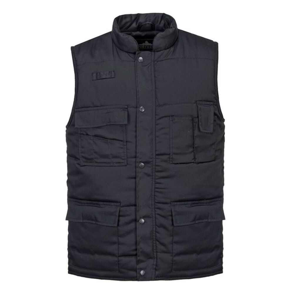 Portwest Mens Shetland Body Warmer / Black